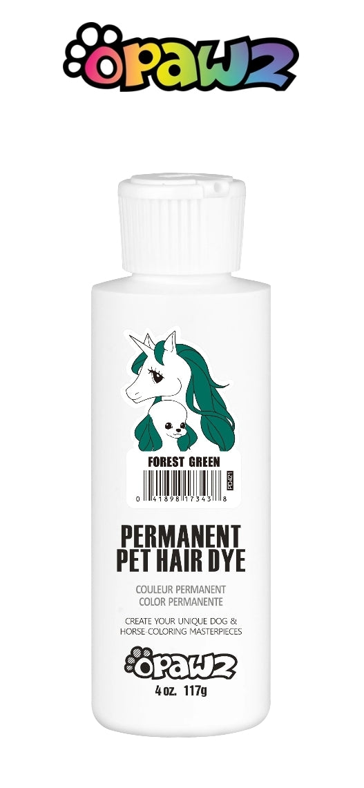 Forest Green Permeant Pet Hair Dye