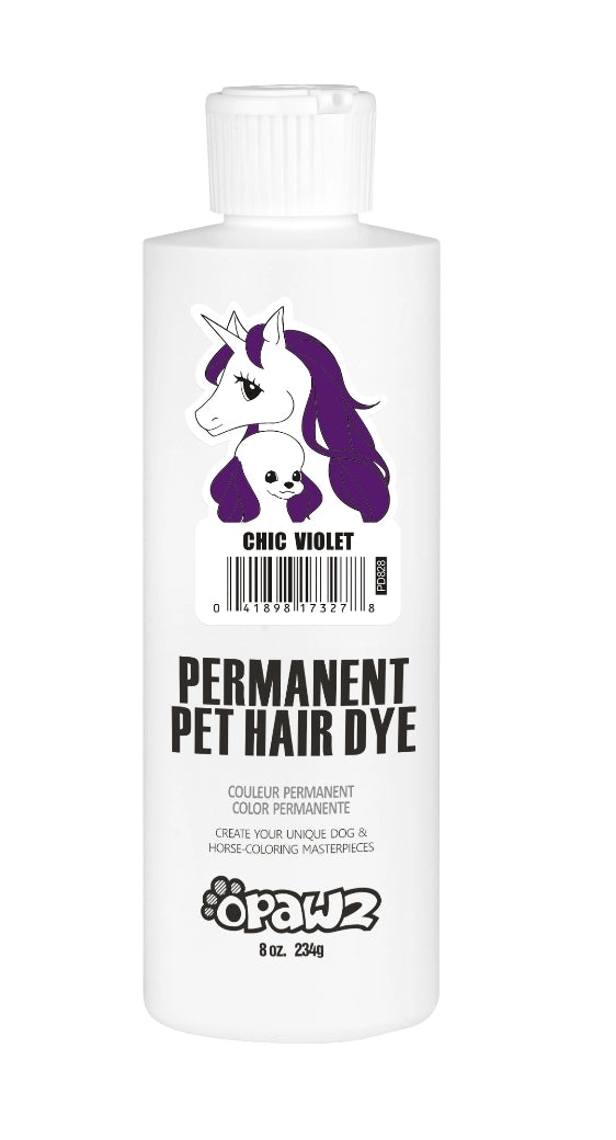 chic violet permanent hair dye