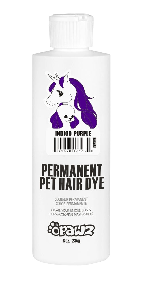 indigo purple permanent hair dye