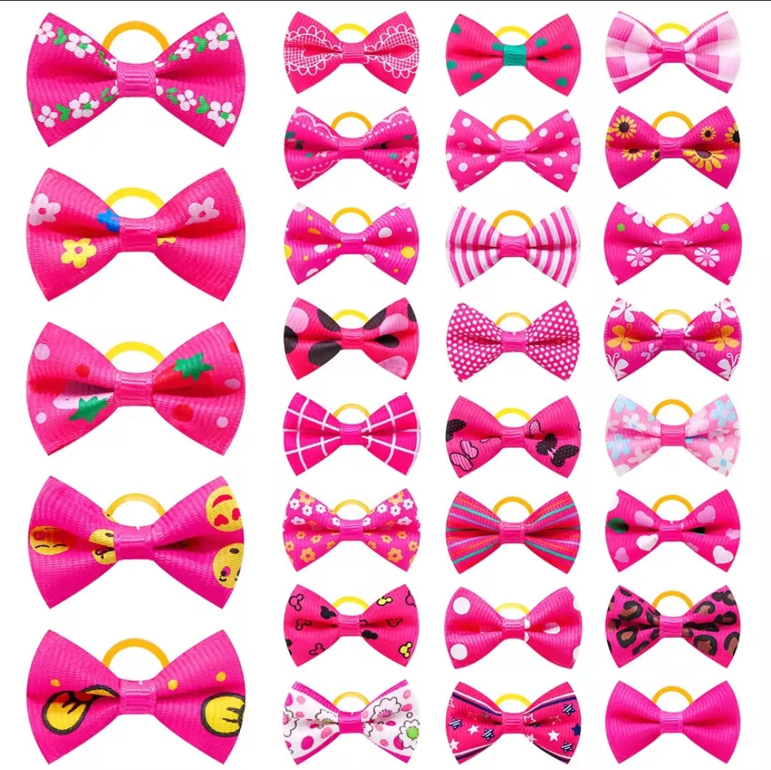 40pc pink bows